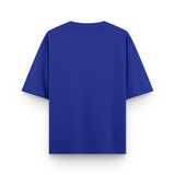 Royal Blue Plain Oversized Cotton T-Shirt Unisex – Blank Essential