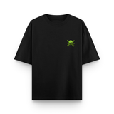 Nothing Happened Zoro Black Oversized Anime T-shirt