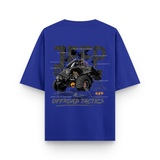 Tactical Beast 4 x 4 Oversized Royal Blue Cotton T-shirt