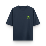 Nothing Happened Zoro Navy Blue Oversized Anime T-shirt