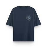 Lost in Space Astronaut Oversized T shirt Navy Blue