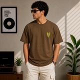 Balidan Winged Dagger Oversized Brown T-Shirt