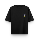 Balidan Winged Dagger Oversized Black T-Shirt