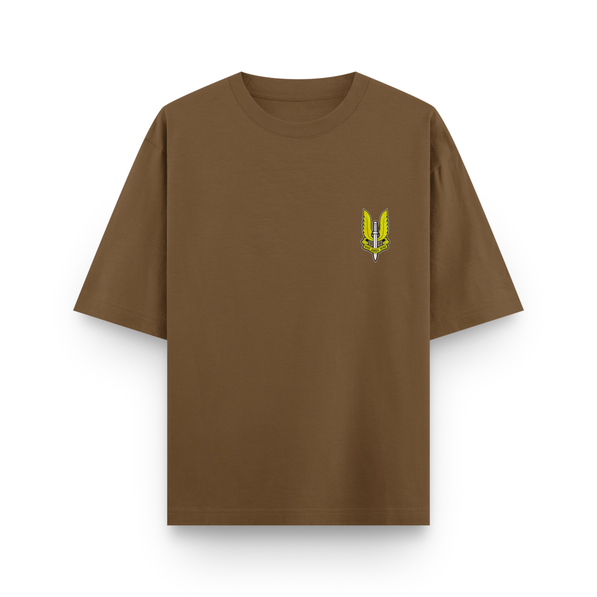 Balidan Winged Dagger Oversized Brown T-Shirt