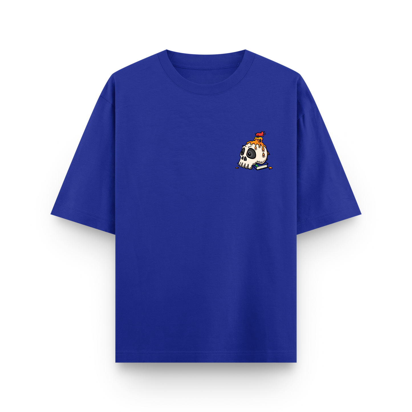 Brain On Fire Oversized Royal Blue Streetwear T-Shirt