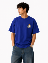 Brain On Fire Oversized Royal Blue Streetwear T-Shirt