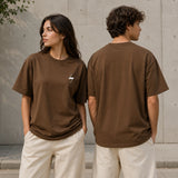 Brown Signature Oversized Cotton Unisex T shirt