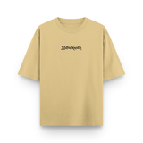 Cursed Eyes Jujutsu Anime Beige Oversized T-Shirt