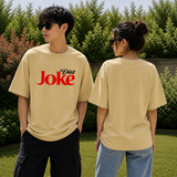 Diet Joke Humour Beige Cotton Oversized T shirt