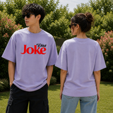 Diet Joke Humour Lavender Cotton Oversized T shirt