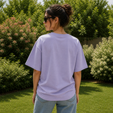 Diet Joke Humour Lavender Cotton Oversized T shirt