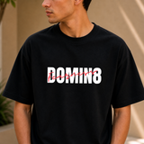 Dominate Fearlessness Oversized Cotton Tshirt Black