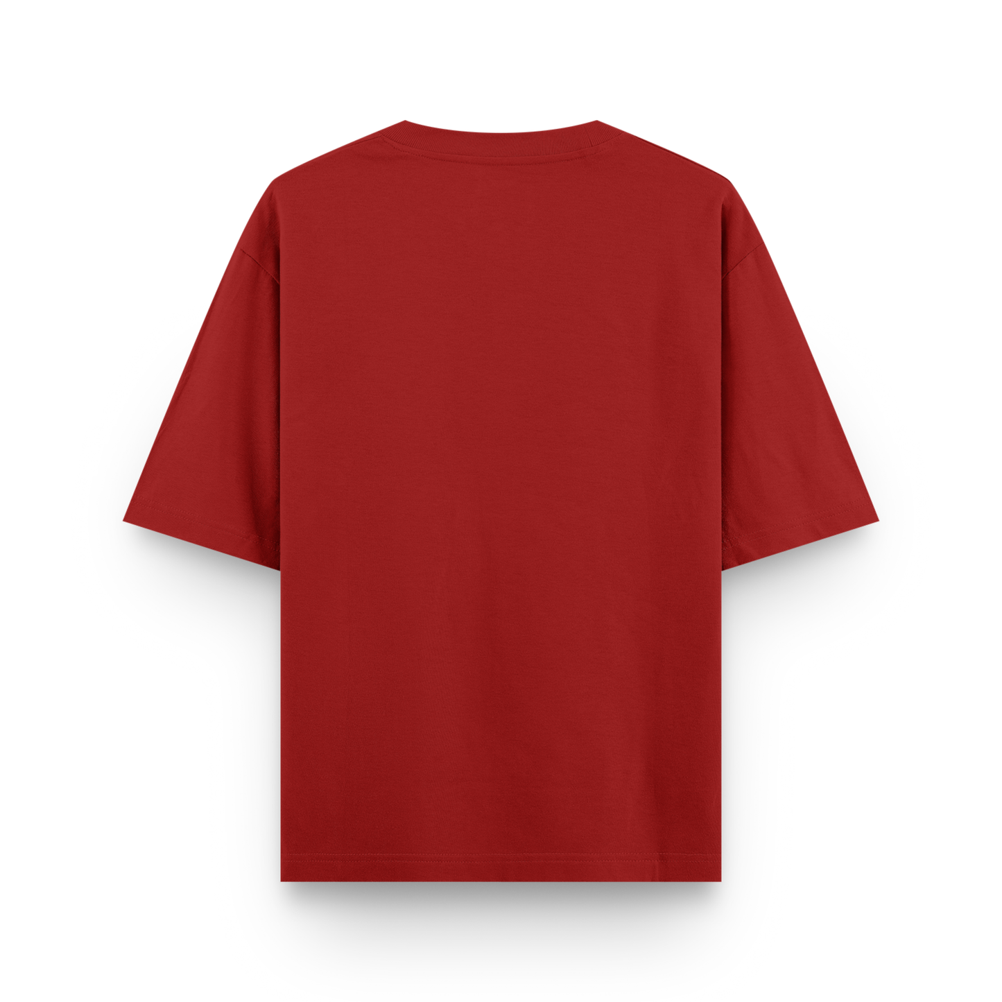 Dominate Fearlessness Oversized Cotton Tshirt Red