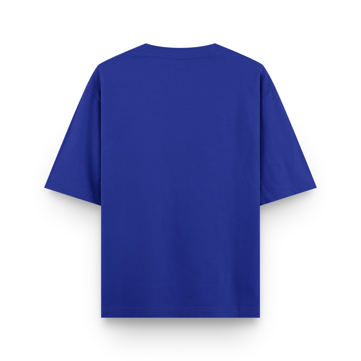 Dominate Fearlessness Oversized Cotton T shirt Royal Blue