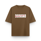 Dominate Fearlessness Oversized Cotton Tshirt Brown
