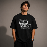 Eyes Chico They Never Lie Oversized Black Cotton T shirt