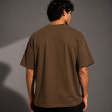 Eyes Chico They Never Lie Oversized Brown Cotton T shirt