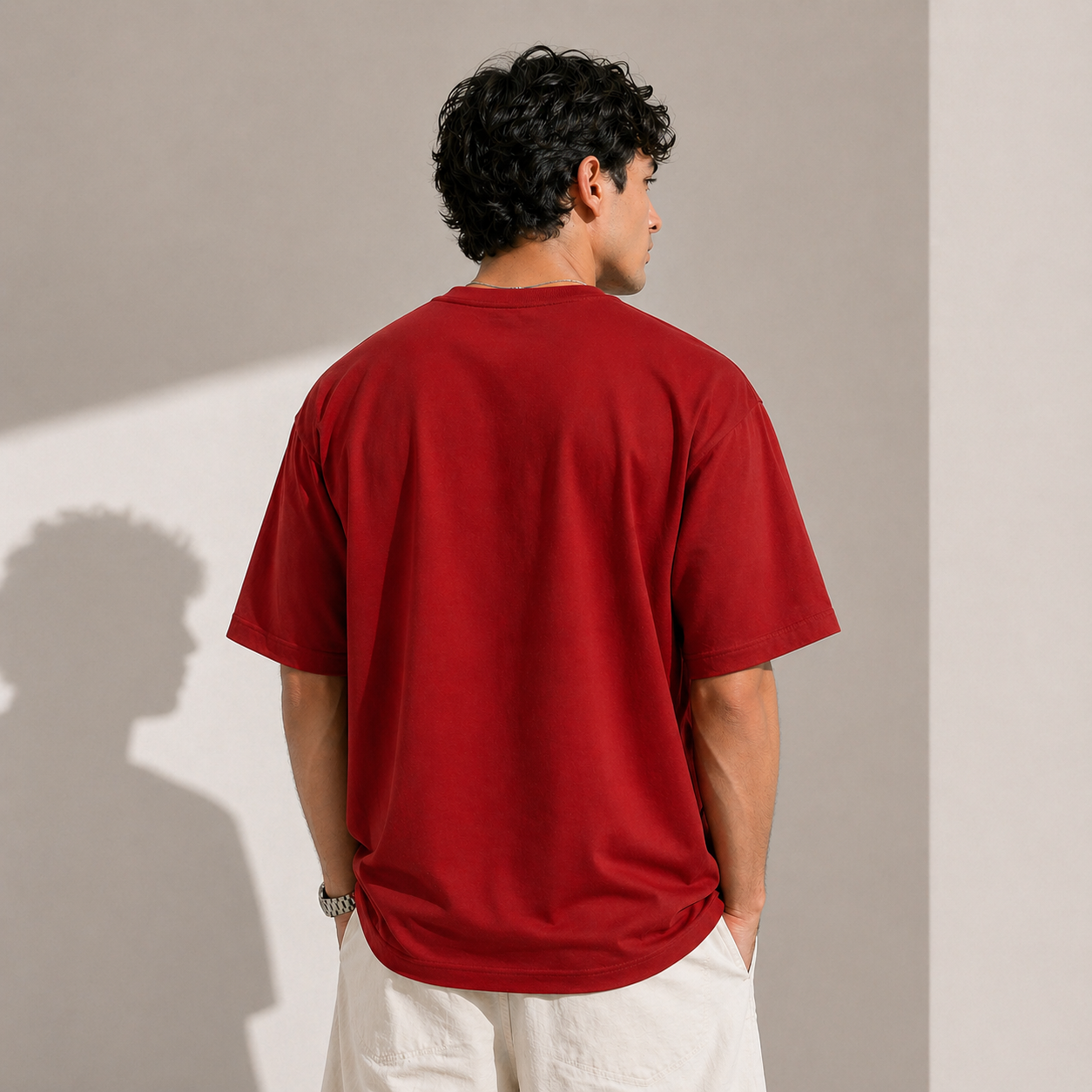 Eyes Chico They Never Lie Oversized Red Cotton T shirt