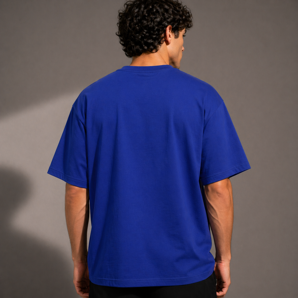 Eyes Chico They Never Lie Oversized Royal Blue Cotton T shirt