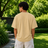 F The World Street Cotton Oversized Beige T-Shirt