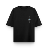 Honored One Gojo Cotton Oversized Anime Black T-shirt