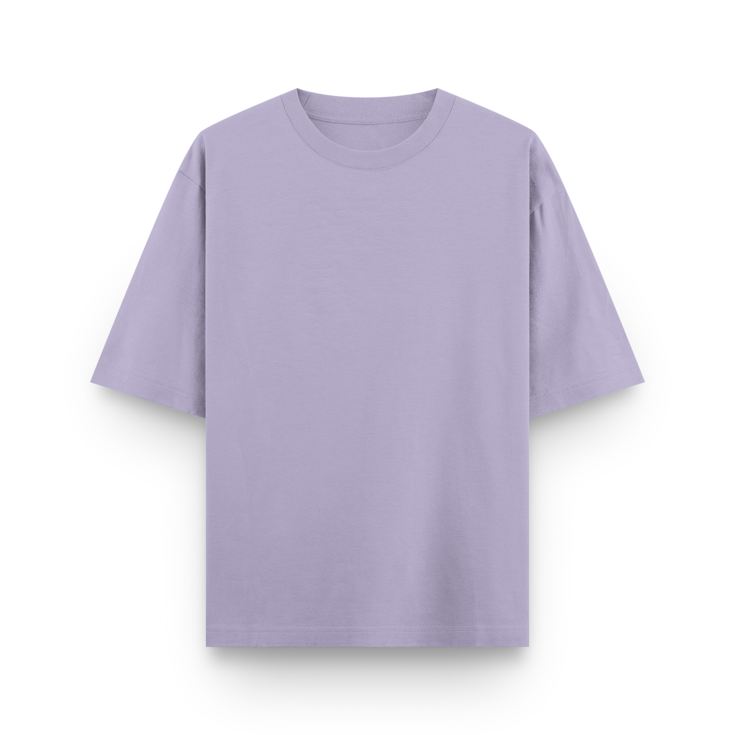 Purple t-shirt on a white background