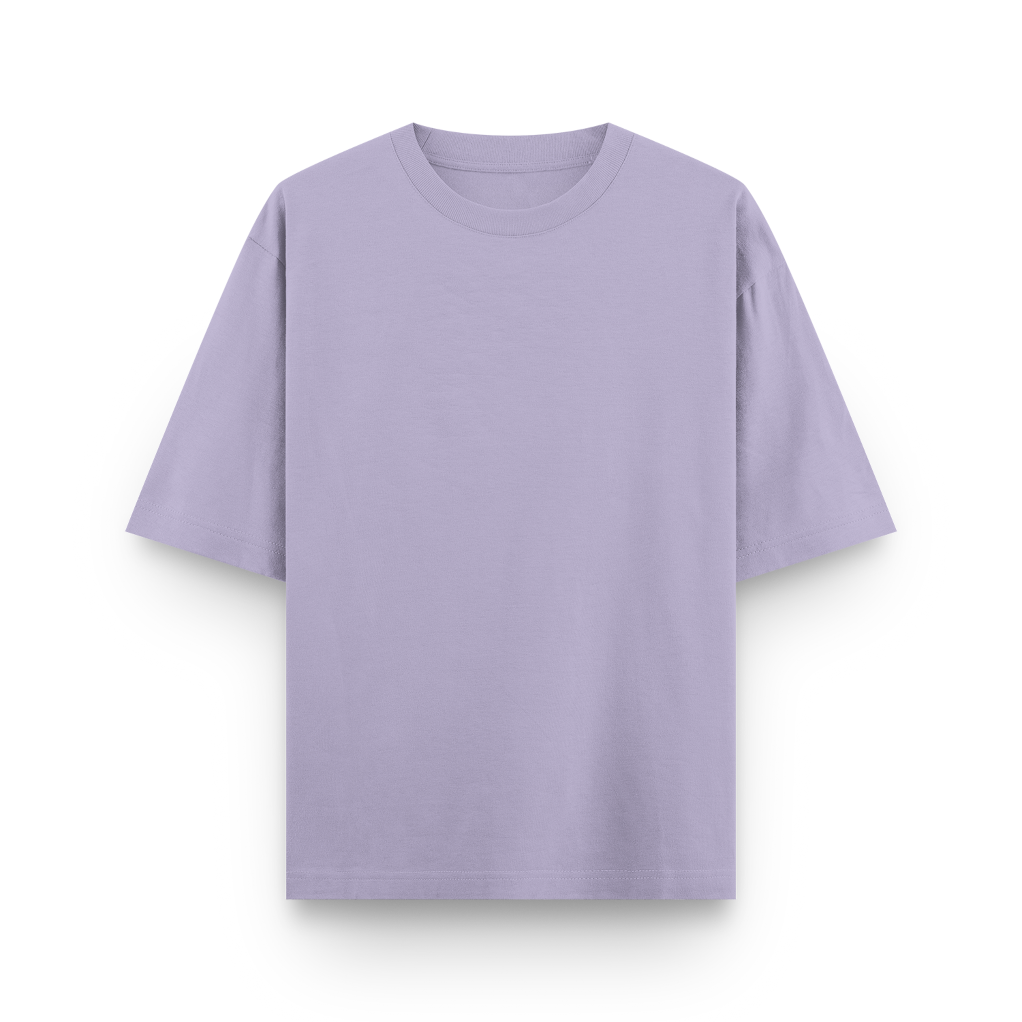 Purple t-shirt on a white background