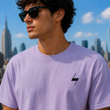 Lavender Signature Oversized Cotton Unisex T shirt