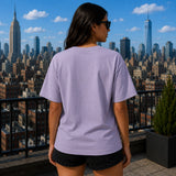 Lavender Signature Oversized Cotton Unisex T shirt