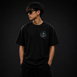 Lost in Space Astronaut Oversized T shirt Black