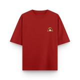 Luffy Classic Oversized Red Anime T-Shirt