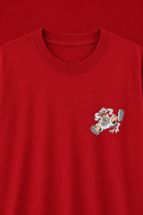 Luffy Gear 5 Streetwear Oversized Red T-Shirt