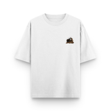 Mud Life Offroad Beast Oversized Cotton White T-shirt