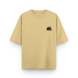 Mud Life Offroad Beast Oversized Cotton Beige T-shirt