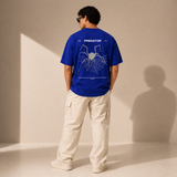 Predator Spider Oversized Royal Blue T-Shirt
