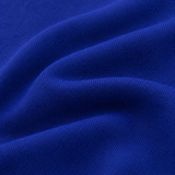 Close-up of blue fabric texture of 240 GSM Oversized
