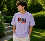 SRCSL Creative Culture Oversized Logo T shirt Lavender
