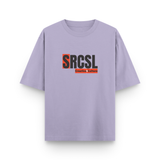 SRCSL Creative Culture Oversized Logo T shirt Lavender