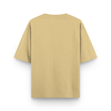 Surcasual Oversized Beige T-Shirt – Premium Cotton Casual Streetwear