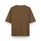 Surcasual Oversized Brown T-Shirt Premium Cotton Casual Streetwear