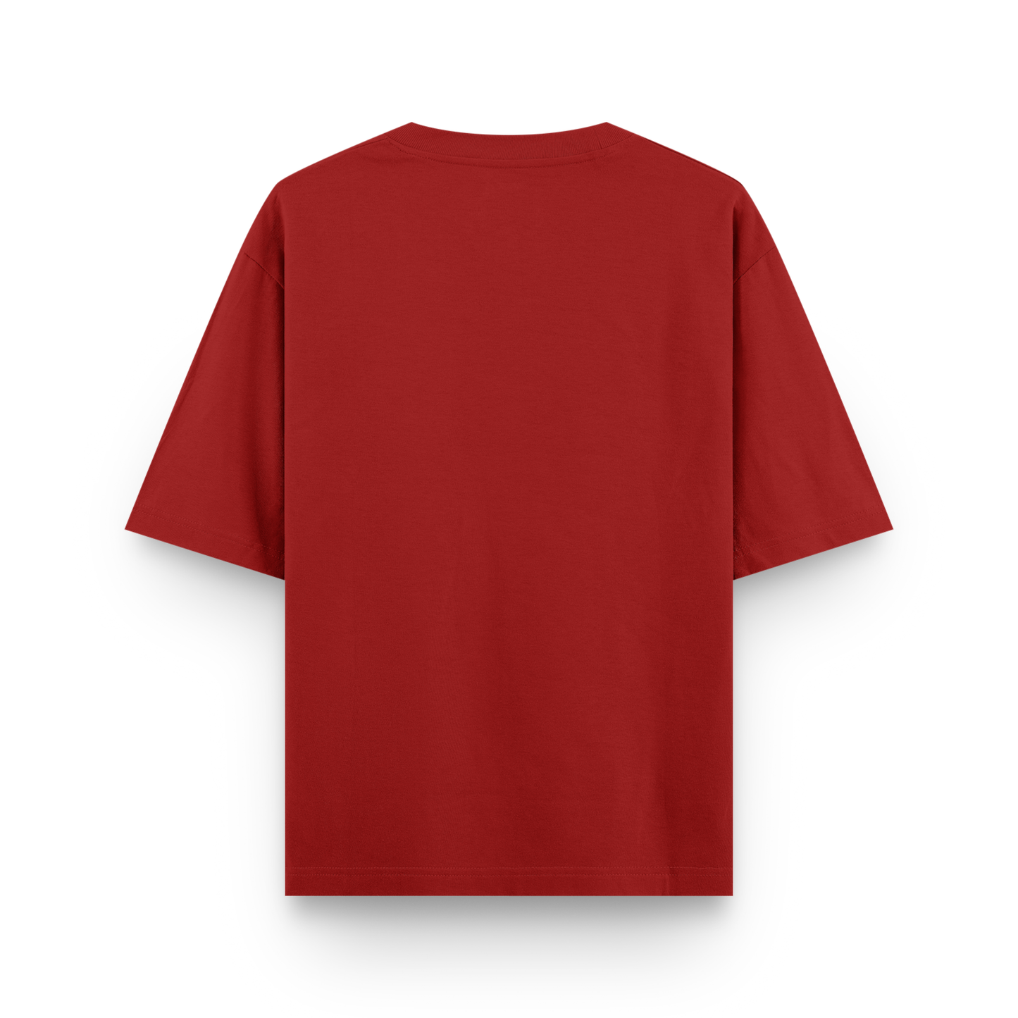 Surcasual Oversized Red T-Shirt – Premium Cotton Casual Streetwear