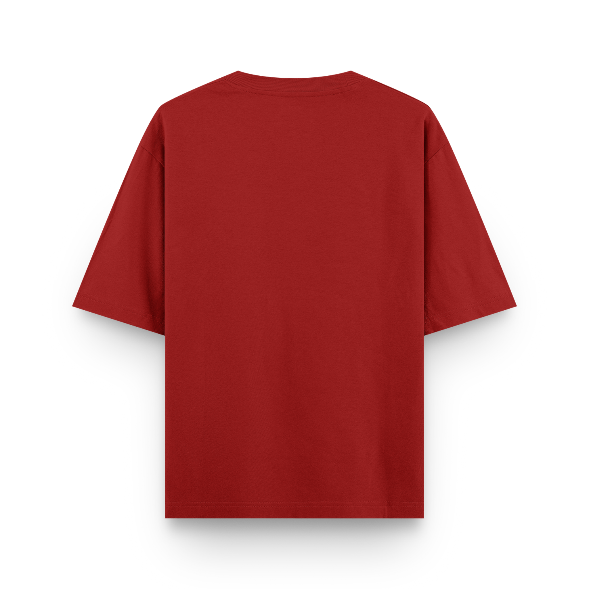Surcasual Oversized Red T-Shirt – Premium Cotton Casual Streetwear