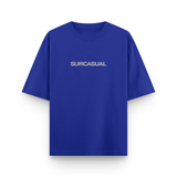 Surcasual Oversized Royal Blue T-Shirt – Premium Cotton Casual Streetwear