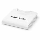Surcasual Oversized White T-Shirt – Premium Cotton Casual Streetwear