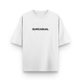Surcasual Oversized White T-Shirt – Premium Cotton Casual Streetwear