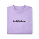 Surcasual Oversized Lavender T-Shirt – Premium Cotton Casual Streetwear