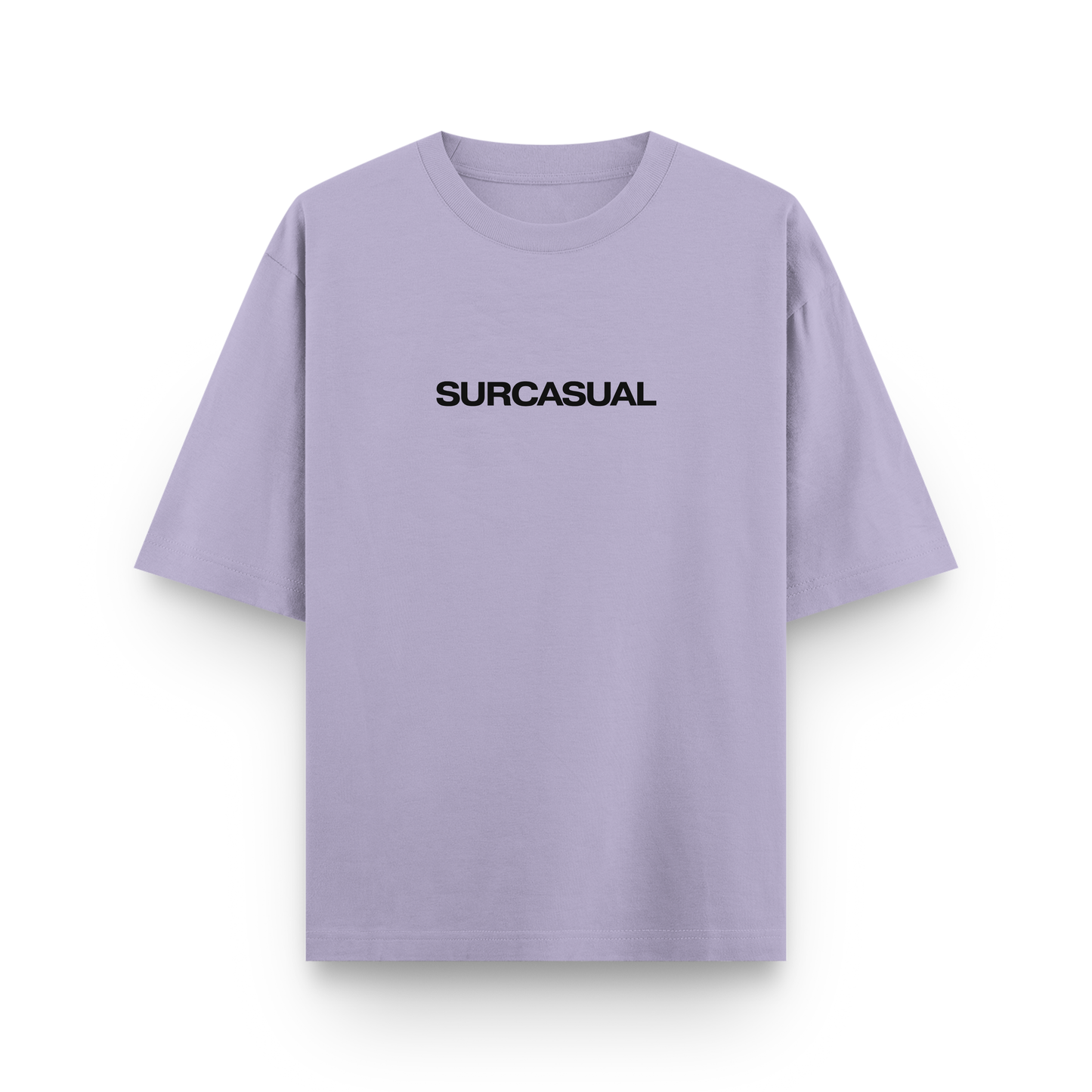 Surcasual Oversized Lavender T-Shirt – Premium Cotton Casual Streetwear