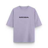 Surcasual Oversized Lavender T-Shirt – Premium Cotton Casual Streetwear