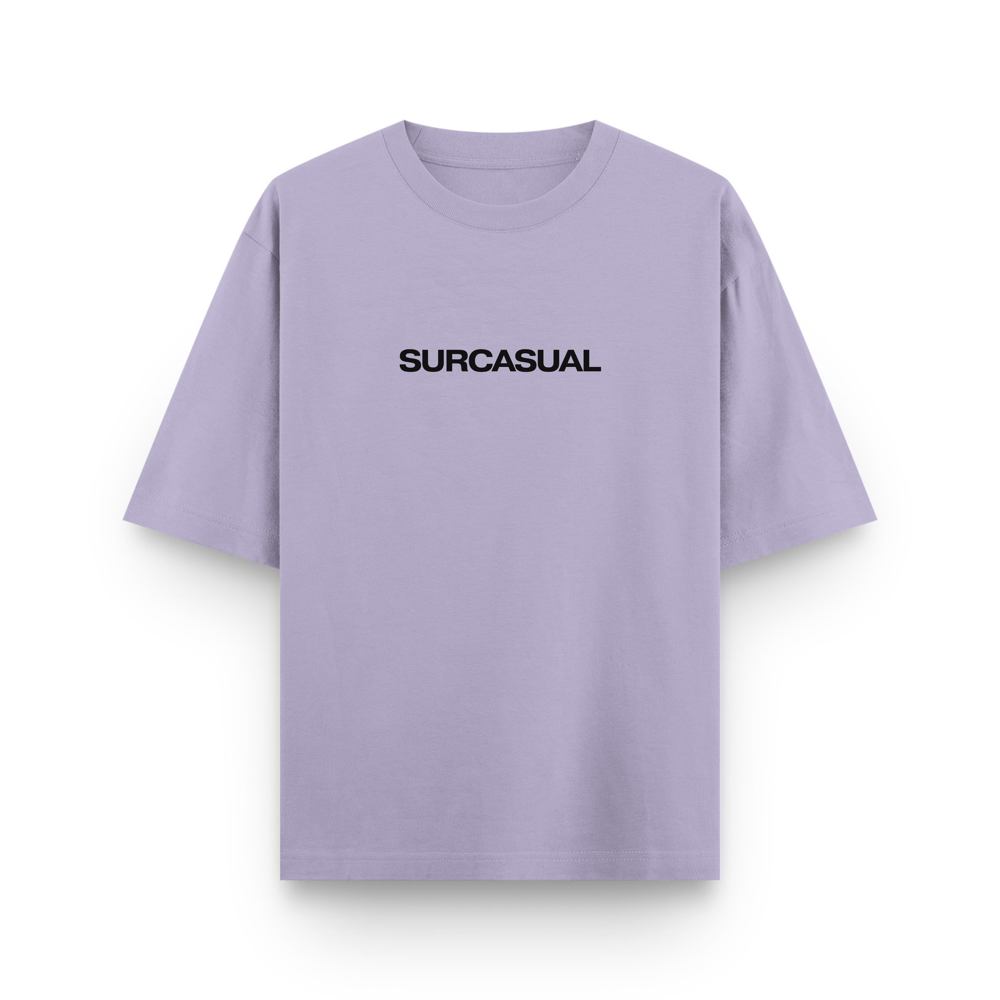 Surcasual Oversized Lavender T-Shirt – Premium Cotton Casual Streetwear