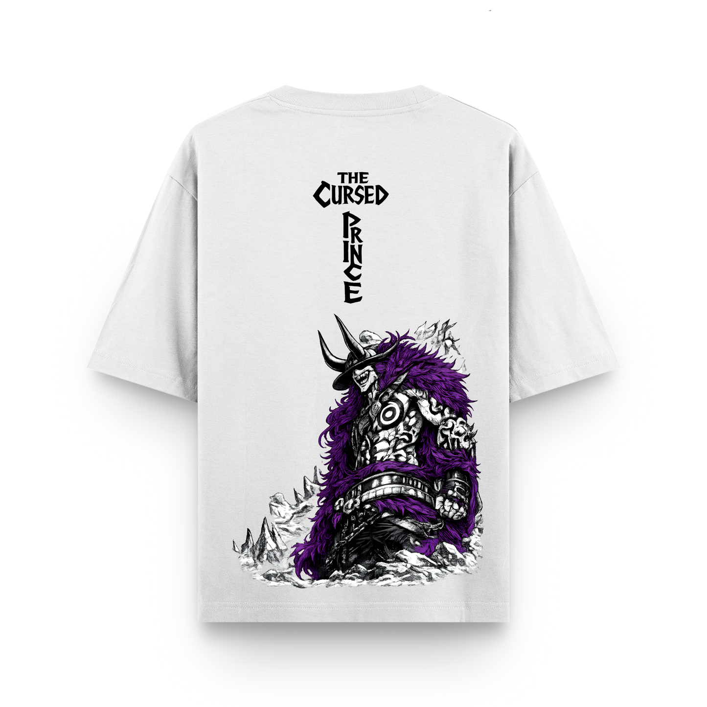 The Cursed Prince Loki Ragnarok Oversized Graphic White T shirt